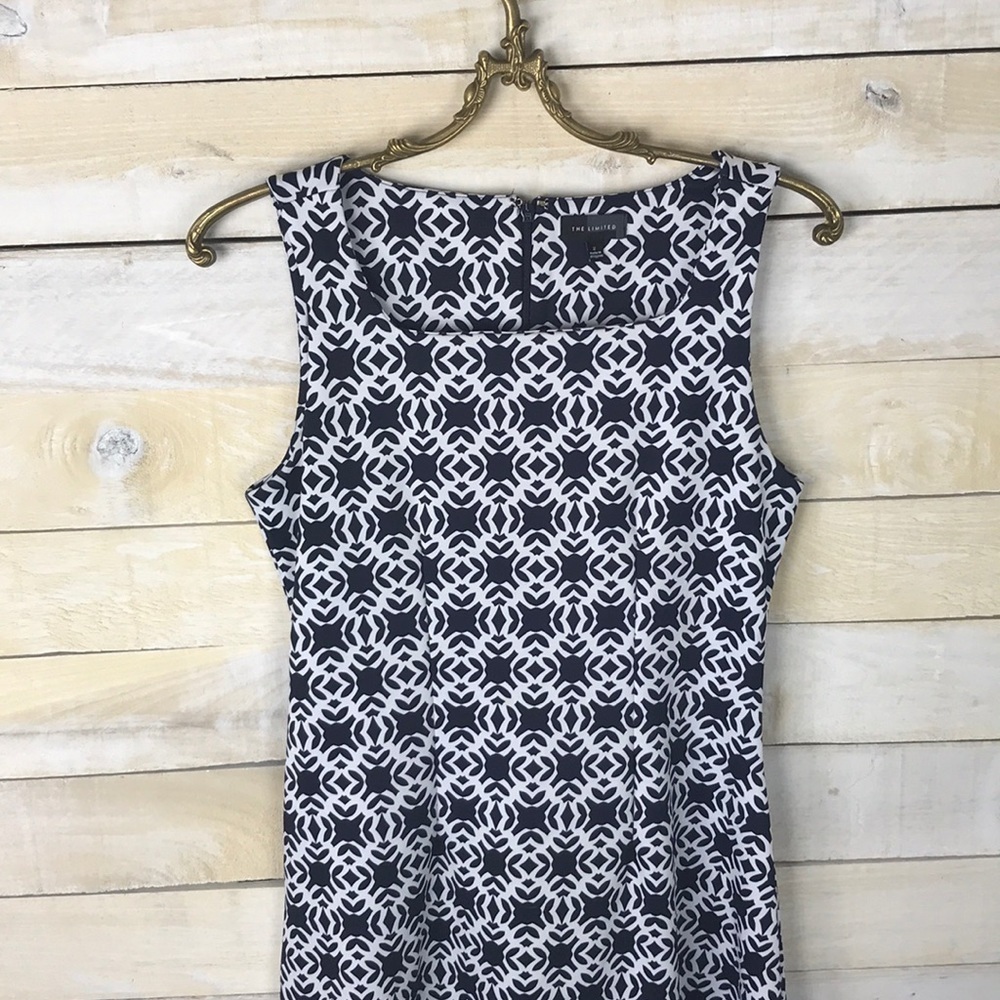The Limited Printed Fit and Flare Dress Size 2 - Picture 2 of 5